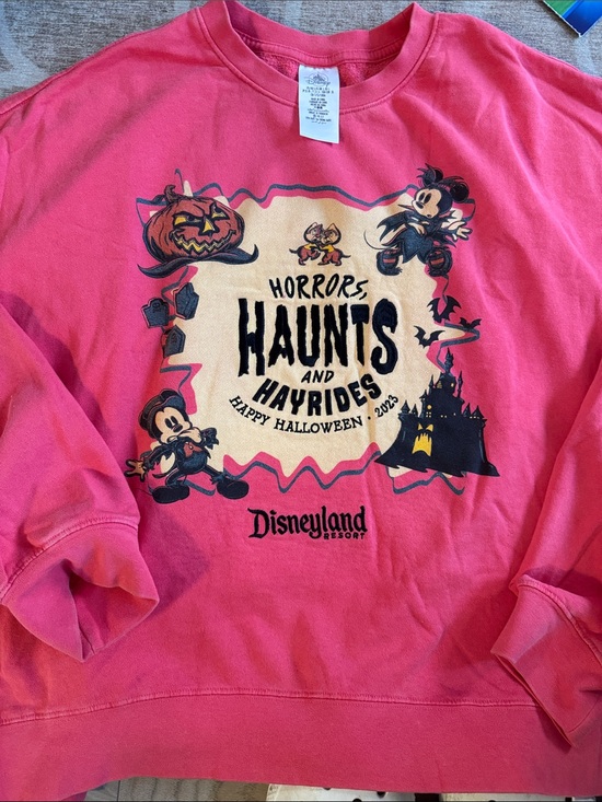 Disney Tops - Disney Disneyland horror haunts 2023 sweatshirt L NWOT